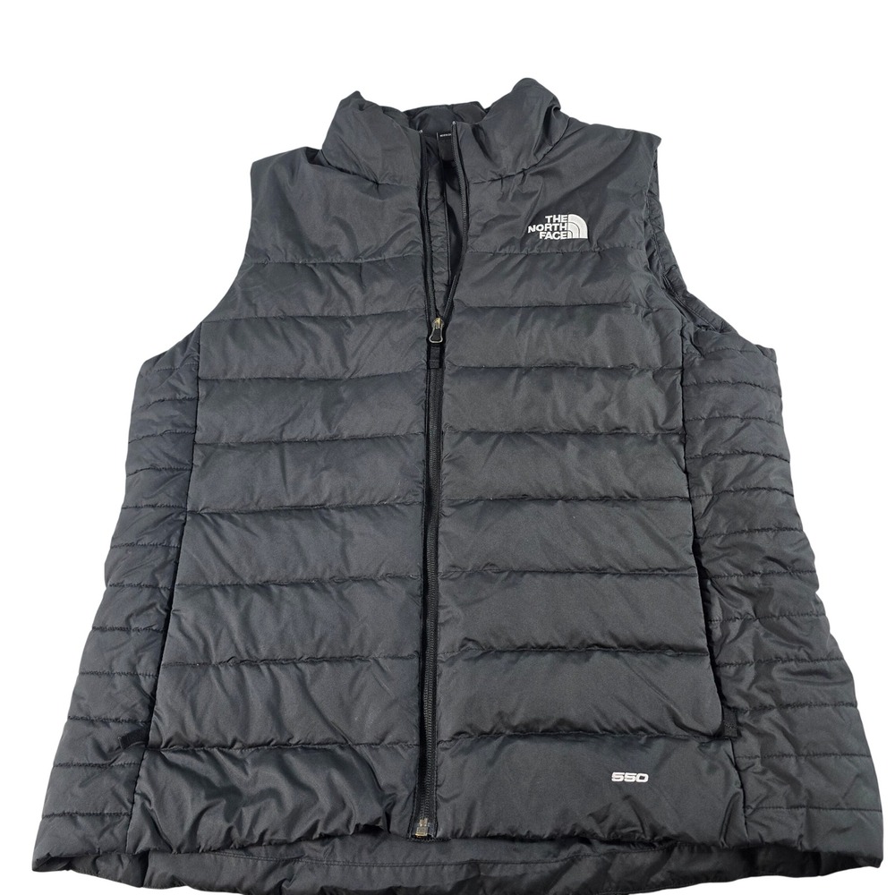 The North Face Womens 550 Down Puffer Vest Black NF0A7V4I XL